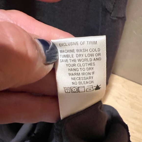 Prairie Underground M gray, cotton, racerback, long fitted dress w/insert - Picture 9 of 9